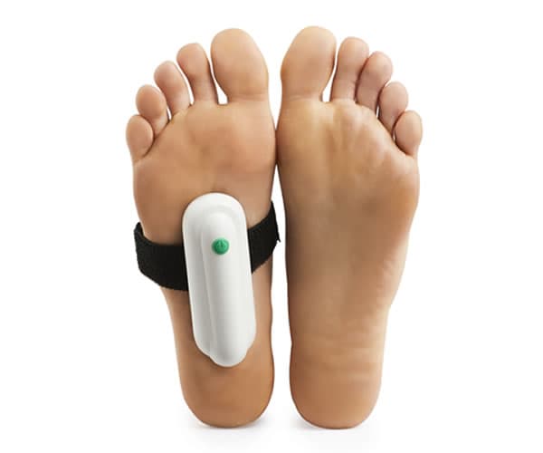 Plantarcare device being used for plantar fasciitis treatment